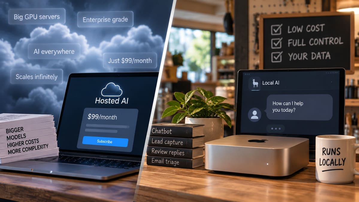 On-prem AI for small businesses — hype vs. what works